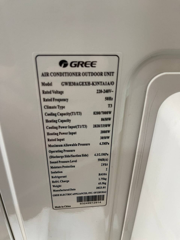 کولرگازی 30000گری GWH T3