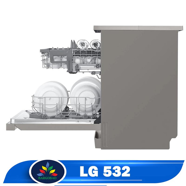 ماشین ظرفشویی مدل DFB532 ظرفیت 14 نفره بخارشوردار