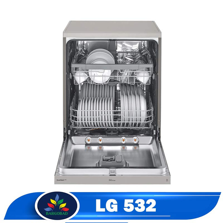 ماشین ظرفشویی مدل DFB532 ظرفیت 14 نفره بخارشوردار